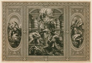Plafond van het Bankethuis in Whitehall door Peter Paul Rubens