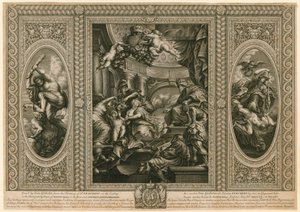 Plafond van het Banketgebouw in Whitehall