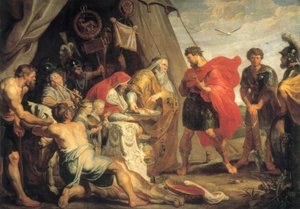 Het duiden van de voortekenen door Peter Paul Rubens
