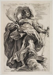De heilige Catharina van Alexandrië door Peter Paul Rubens