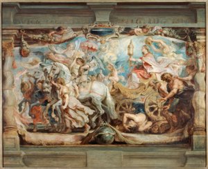 De triomf van de kerk over onwetendheid en verblinding door Peter Paul Rubens