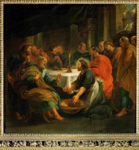 De voetwassing door Peter Paul Rubens