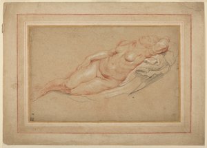 Vrouwelijk naakt door Peter Paul Rubens