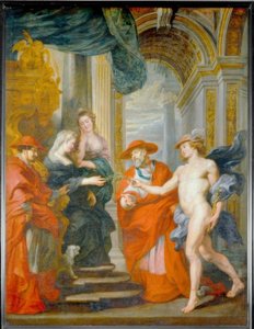 Het Verdrag van Angoulême, 30 april 1619 door Peter Paul Rubens