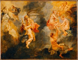 De drie schikgodinnen spinnen het lot van Marie Medicis