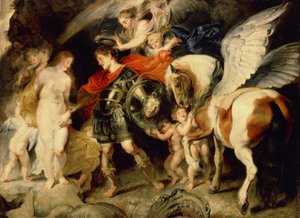 Perseus en Andromeda door Peter Paul Rubens