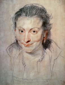 Portret van Isabella Brandt door Peter Paul Rubens