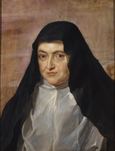 Portret van Isabella Clara Eugenia, Aartshertogin van Oostenrijk als non