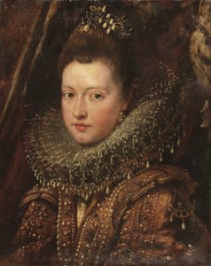 Portret van Prinses Margherita Gonzaga, buste - een fragment