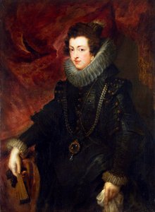 Portret van koningin Elisabeth van Frankrijk 1602-1644, koningin-gemalin van Spanje, c1628-1629 door Peter Paul Rubens