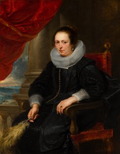 Portret van een vrouw, ca. 1630 door Peter Paul Rubens