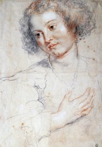 Portret van een vrouw (Studie voor een portret van Sint Apollonia)