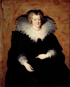 Portret van de koningin van Frankrijk Marie de Medicis door Peter Paul Rubens