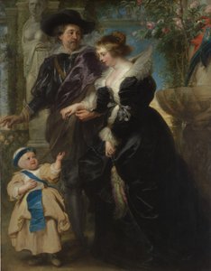 Rubens, zijn vrouw Helena Fourment 1614-1673, en hun zoon Frans 1633-1678, ca. 1635