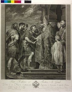 Sint Ambrosius van Milaan door Peter Paul Rubens