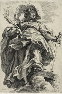 Sint-Catharina van Alexandrië door Peter Paul Rubens