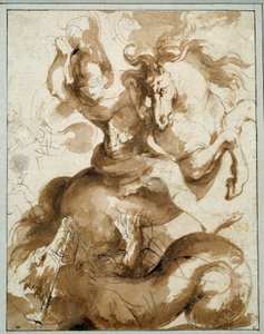 Sint Joris doodt de draak door Peter Paul Rubens