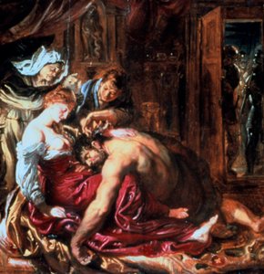 Samson en Delila, ca. 1609-1610 door Peter Paul Rubens