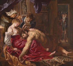 Samson en Delila, ca. 1609 door Peter Paul Rubens