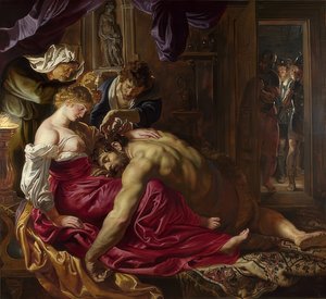 Samson en Delila. Rond 1609-10 door Peter Paul Rubens