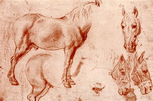 Studies van paarden, 1913
