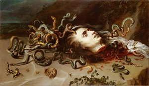 Hoofd van Medusa door Peter Paul Rubens