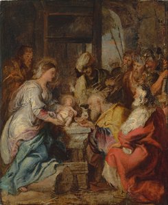De aanbidding der wijzen door Peter Paul Rubens