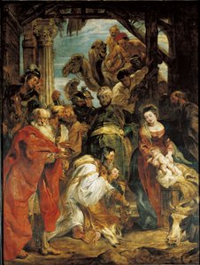 De Aanbidding der Wijzen, 1624 door Peter Paul Rubens