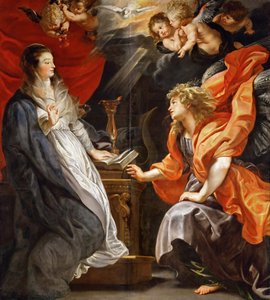 De annunciatie door Peter Paul Rubens