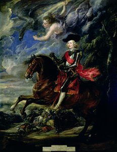 De Kardinaal Infante Ferdinand bij de Slag om Nordlingen door Peter Paul Rubens