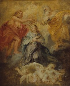 De Kroning van de Maagd door Peter Paul Rubens