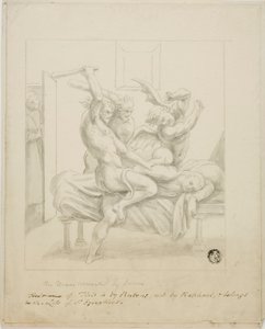 De Man Gekweld door Dromen door Peter Paul Rubens