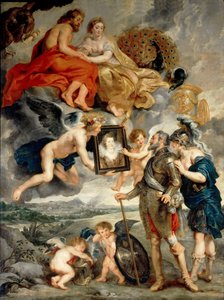 De presentatie van haar portret aan Hendrik IV De Marie de Medici-cyclus