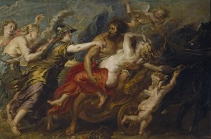De ontvoering van Proserpina, 1636-1638 door Peter Paul Rubens