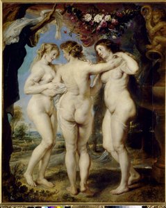 De drie Gratiën door Peter Paul Rubens