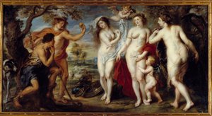Het oordeel van Parijs door Peter Paul Rubens