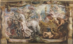 De Triomf van de Kerk door Peter Paul Rubens