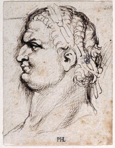 Titus, uit tien tekeningen van acht van de eerste twaalf Caesars, naar de medailles van Giovanni da Cavino door Peter Paul Rubens