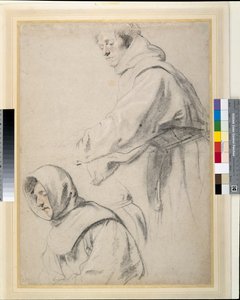 Twee Franciscaner monniken door Peter Paul Rubens