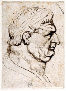 Vitellius, uit tien tekeningen van acht van de eerste twaalf Caesars, naar de medailles van Giovanni da Cavino door Peter Paul Rubens