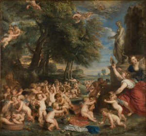 Aanbidding van Venus, c.1635 door Peter Paul Rubens
