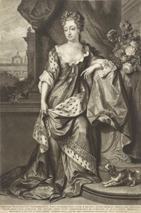 Christine Charlotte van Württemberg, Prinses van Oost-Friesland, ca. 1699 door Peter Schenk
