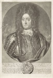 Portret van generaal admiraal François Lefort, 1698