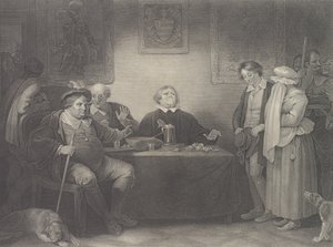 De Zeven Leeftijden, Vijfde Leeftijd: De Rechter Shakespeare, Zoals U... eerste publicatie 1801, heruitgave 1852 door Peter Simon