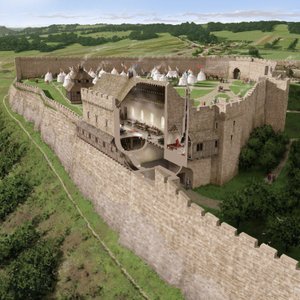Richmond Castle, Richmond, Richmondshire, North Yorkshire, 2016 door Peter Urmston