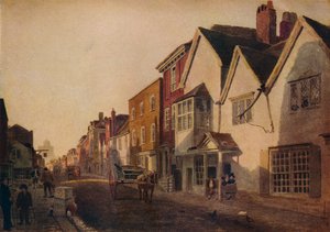 Eton High Street, 19e eeuw, 1924 door Peter de Wint