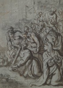 Christus draagt het kruis door Peter van Lint