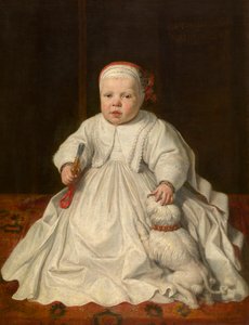 Portret van een kind door Peter van Lint