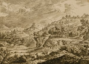 Landschap door Peter von Bemmel