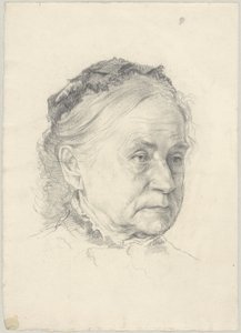 Portret van de moeder van de kunstenaar
